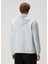 Buz Kapüşonlu Logo Baskılı Sweatshirt 4