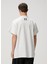 Beyaz Logo Nakışlı T-Shirt 4