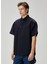 Alex Lacivert Polo Yaka T-Shirt 3