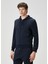 Lacivert Kapüşonlu Sweatshirt 3