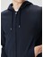 Lacivert Kapüşonlu Sweatshirt 5