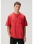Kırmızı Colorblocked Detaylı T-Shirt 1