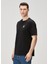 Siyah Organik Pamuk T-Shirt 3