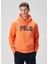 Turuncu Logo Nakışlı Sweatshirt 1