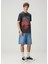 Gri Slogan Baskılı T-Shirt 2