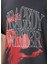 Gri Slogan Baskılı T-Shirt 5