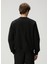 Pearl Diamond Siyah Organik Pamuk Sweatshirt 4