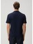Lacivert Logo Nakışlı T-Shirt 4