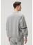 Dna Gri Logo Detaylı Sweatshirt 4
