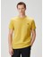 Regular Fit Ringer Sarı T-Shirt 1