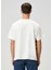 Beyaz Ekose Baskı Detaylı T-Shirt 4
