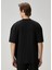 Siyah Animasyon Baskılı T-Shirt 4
