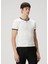 Beyaz Logo Nakışlı T-Shirt 3