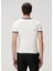 Beyaz Logo Nakışlı T-Shirt 4
