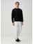 Siyah Logo Nakışlı Sweatshirt 2