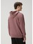 Kiremit Kapüşonlu Logo Detaylı Sweatshirt 4