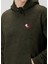 Loose Fit Haki Kapüşonlu Sweatshirt 5