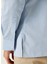 Classic Fit Açık Mavi Poplin Gömlek 6