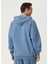Free Heaven Coronet Blue Kapüşonlu Oversize Erkek Sweatshirt 4