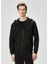 Siyah Kapüşonlu Sweatshirt 1