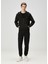 Siyah Kapüşonlu Sweatshirt 2