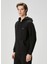 Siyah Kapüşonlu Sweatshirt 3
