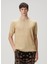 Bej Keten T-Shirt 1