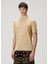 Bej Keten T-Shirt 3