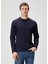Lacivert Uzun Kollu T-Shirt 1