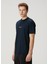 Lacivert Logo Baskılı T-Shirt 3
