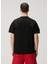 Siyah File Garni Detaylı T-Shirt 4