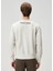 Açık Gri Baskılı Sweatshirt 4