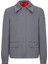 Gray Puffer Gabardin Erkek Ceket 1