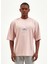 Yağmur Bulutu Pudra Oversize T-Shirt 1