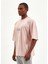 Yağmur Bulutu Pudra Oversize T-Shirt 2