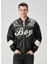 Star Boy Siyah Logo Nakışlı Varsity Mont 1