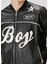 Star Boy Siyah Logo Nakışlı Varsity Mont 5