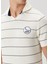 Mavi Beyaz Polo Yaka Çizgili T-Shirt 5