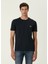 Lacivert Logo Detaylı T-Shirt 1