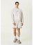 Beyaz Logo Baskılı Sweatshirt 2