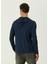 Lacivert Kapüşonlu Sweatshirt 4