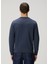 Lacivert Logo Detaylı Sweatshirt 4