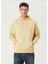 Sarı Kapüşonlu Logo Detaylı Sweatshirt 1