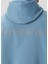 Mavi Kapüşonlu Sweatshirt 6