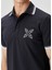 Lacivert Polo Yaka Baskılı T-Shirt 5