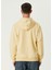 Sarı Kapüşonlu Logo Detaylı Sweatshirt 4