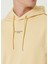 Sarı Kapüşonlu Logo Detaylı Sweatshirt 5