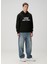 Siyah Kapüşonlu Sweatshirt 2