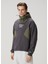 x Kidsuper Koyu Gri Kapüşonlu Sweatshirt 3