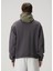 x Kidsuper Koyu Gri Kapüşonlu Sweatshirt 4